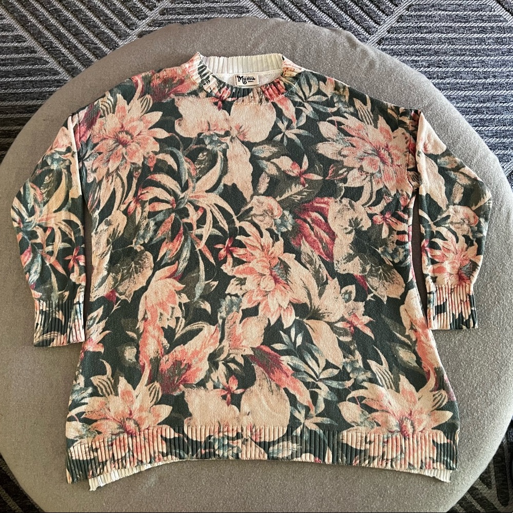 Show Me Your MuMu Small Floral Sweater